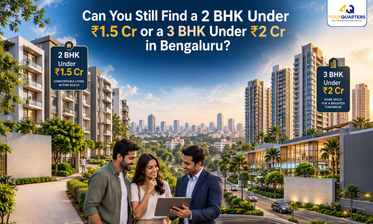 Can You Still Find a 2 BHK Under ₹1.5 Cr or a 3 BHK Under ₹2 Cr in Bengaluru